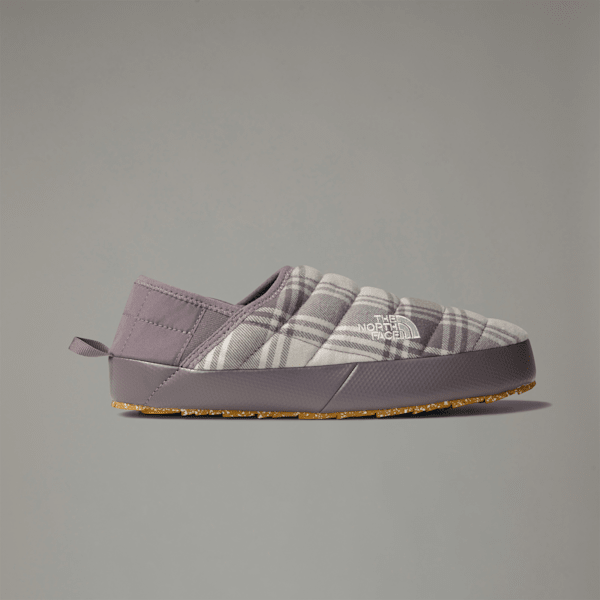 The North Face  Thermoball™ V Traction Novelty Mules Lunar Stone Yarn Dye Plaid-lunar Stone  3