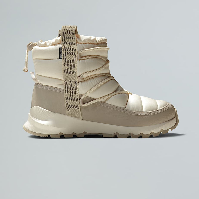 The North Face Thermoball™ Waterproof Lace-up Winter Boots Gardenia White-silver Grey female