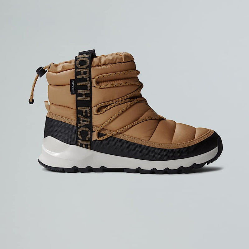 The North Face Thermoball™ Waterproof Lace-up Winter Boots Almond Butter-tnf Black female