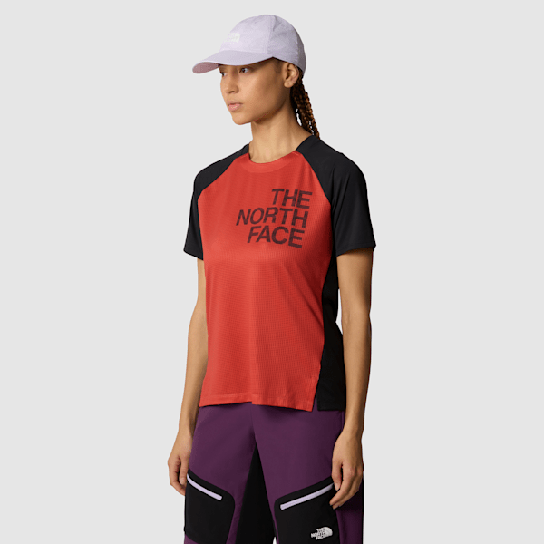 The North Face Women’s Trailjammer T-shirt Auburn Glaze-tnf Black