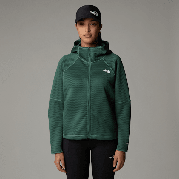 The North Face  Vertical Thermal Full-zip Hooded Jacket Duck Green