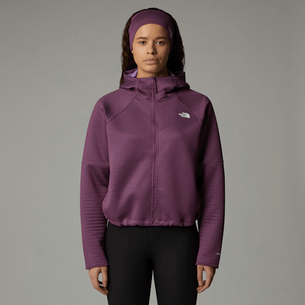 The North Face Vertical Thermal Full-zip Hooded Jacket Midnight Mauve