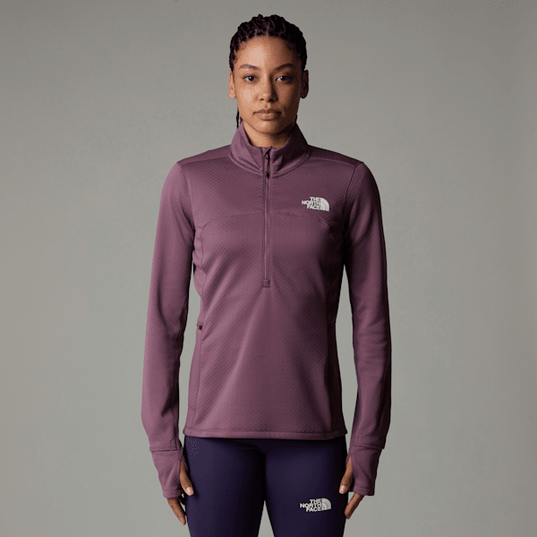 The North Face Women's Winter Warm Pro 1/4 Zip Fleece Midnight Mauve 