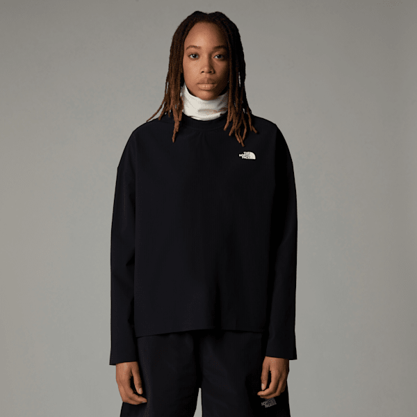 The North Face Women's Woven Long-sleeve T-shirt Tnf Black 