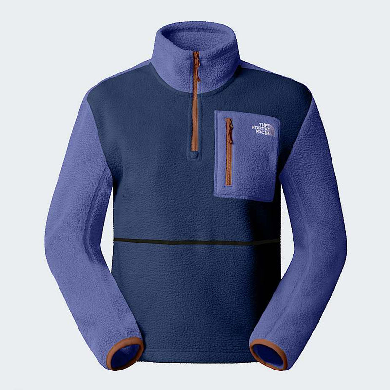 The North Face Yumiori 1/4 Zip Fleece Jacket Estate Blue-indigo Plum-iron Bronze