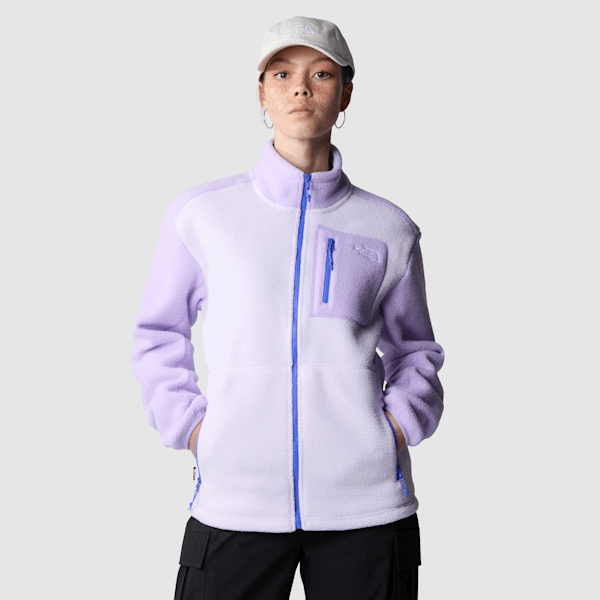 The North Face Women’s Yumiori Full-zip Fleece Jacket Icy Lilac-lite Lilac 