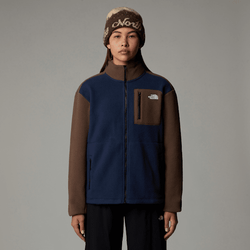 The North Face Women’s Yumiori Full-zip Fleece Jacket Summit Navy-smokey Brown-tnf Black