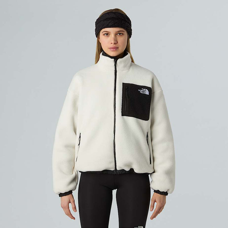 The North Face Yumiori Reversible Fleece Jacket Tnf Black White Dune