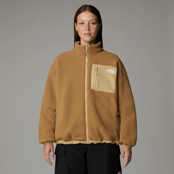 The North Face  Yumiori Reversible Fleece Jacket Khaki Stone-utility Brown