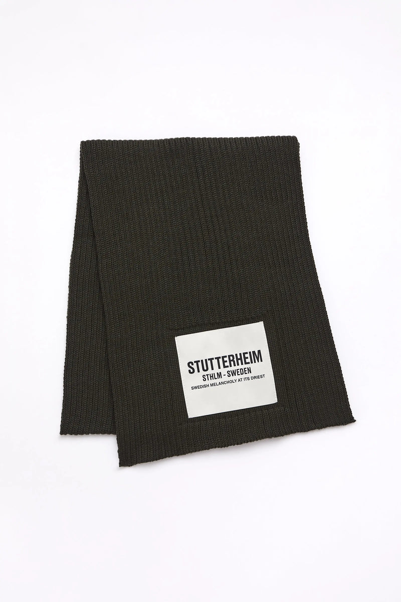 Stutterheim Wrap Scarf Green