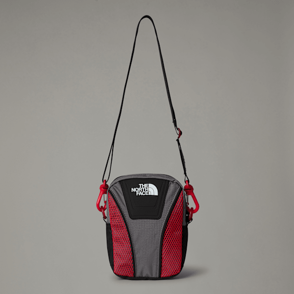 The North Face Y2k Shoulder Bag Smoked Pearl-tnf Red