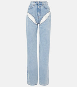 Y/Project Evergreen cutout straight jeans