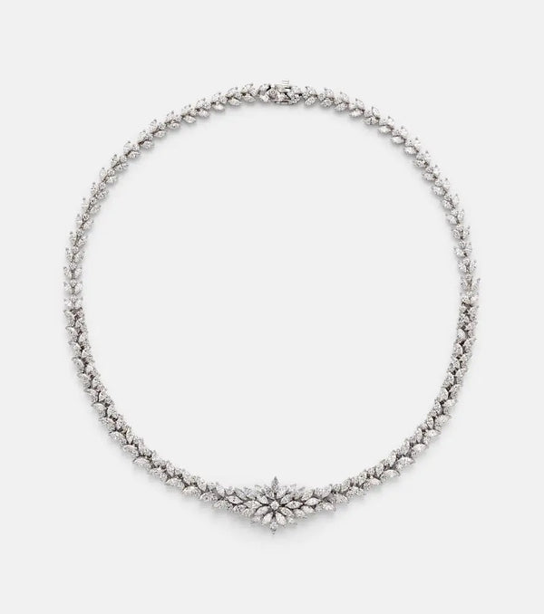 Yeprem Y-Couture 18kt white gold choker with diamonds