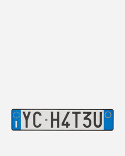 Youth Club License Plate Multicolor