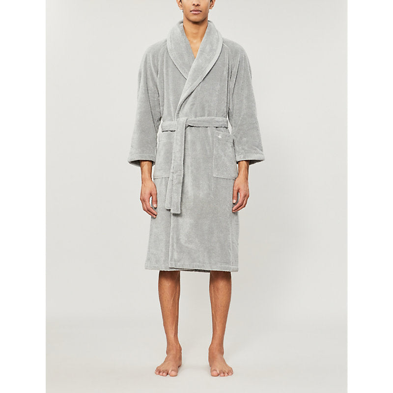 Womens Yves Delorme Étoile medium terry bath robe