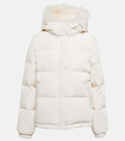 Yves Salomon Shearling-trimmed down jacket