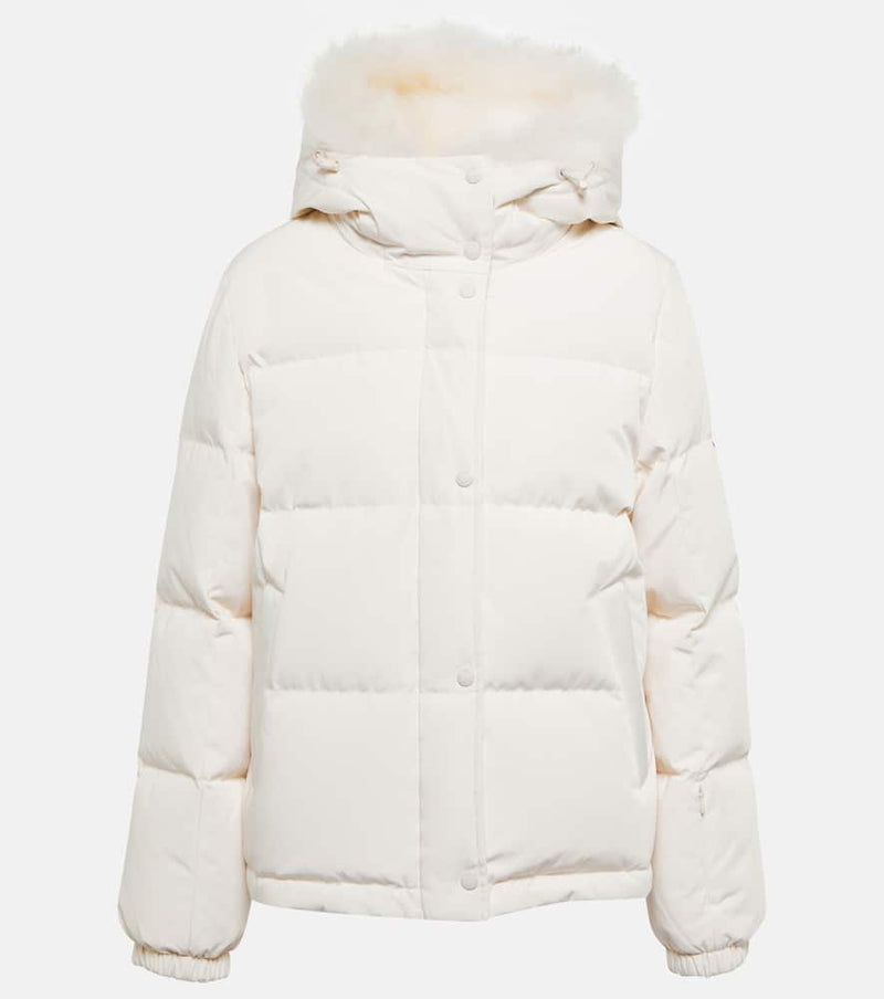 Yves Salomon Shearling-trimmed down jacket