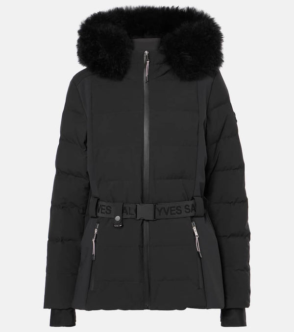 Yves Salomon Shearling-trimmed ski jacket