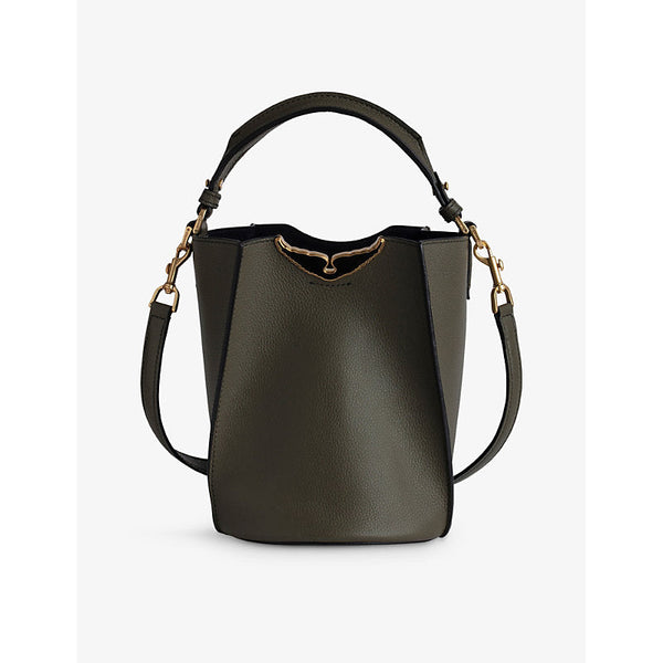 Zadig&Voltaire Borderline leather bucket bag | LYBSTORE