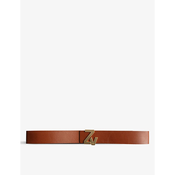 Zadig&Voltaire ZV Initiale leather belt | LYBSTORE