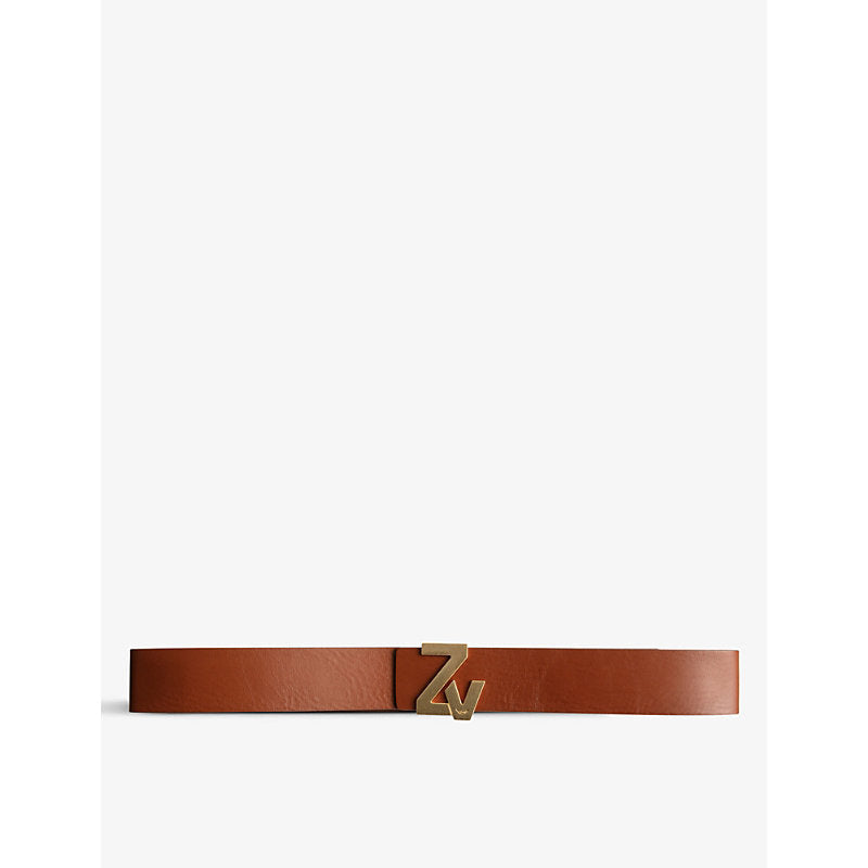 Zadig&Voltaire ZV Initiale leather belt