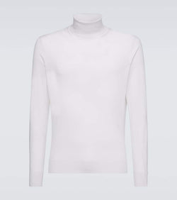 Zegna Cashseta cashmere and silk turtleneck top