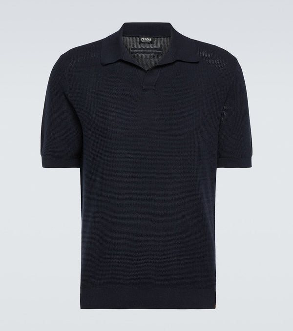 Zegna Cotton piqué polo shirt