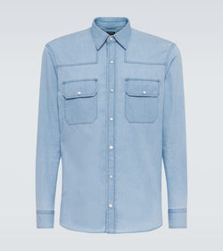 Zegna Denim Western shirt