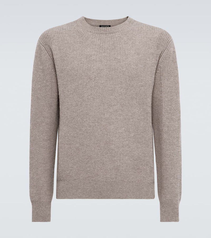 Zegna Oasi ribbed-knit cashmere sweater