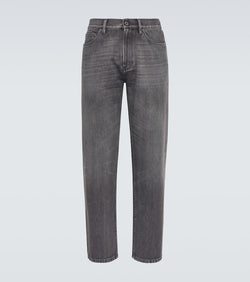 Zegna Roccia faded straight jeans