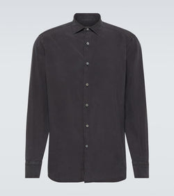 Zegna Silk Oxford shirt