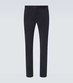 Zegna Winter mid-rise cotton chinos