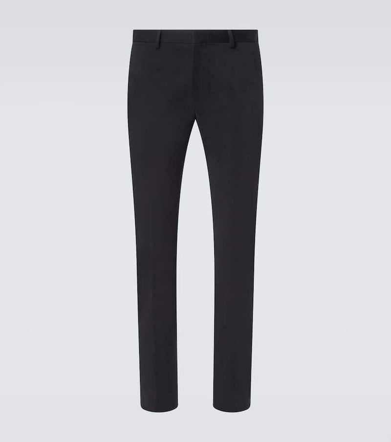 Zegna Winter mid-rise cotton chinos