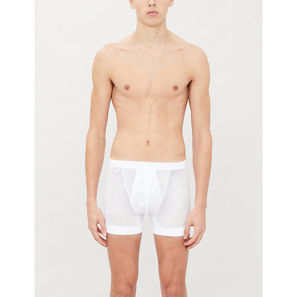 Mens Zimmerli Classic jersey boxer briefs