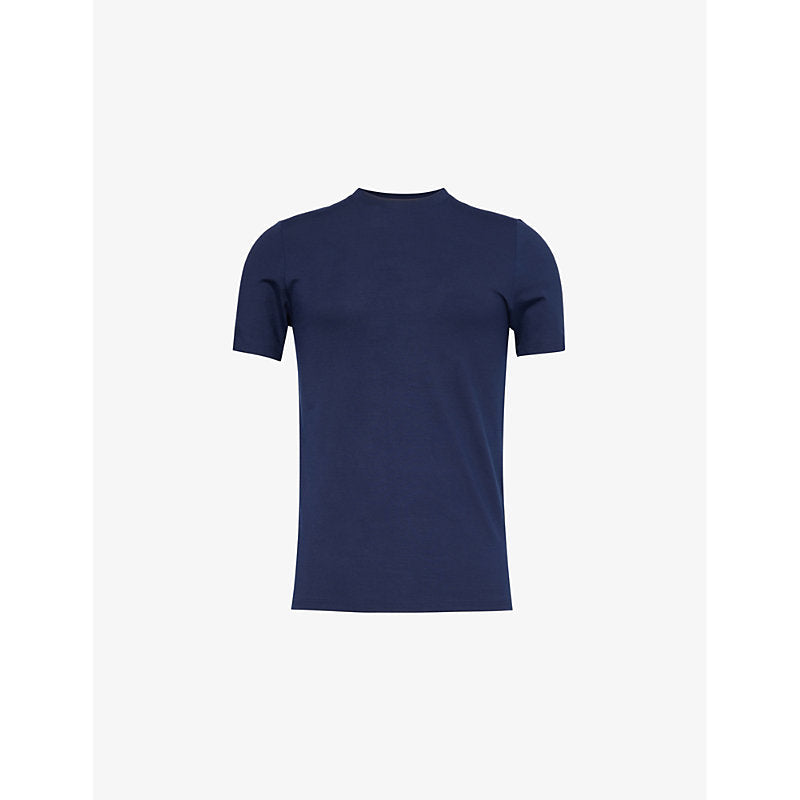 Zimmerli Pureness round-neck stretch-woven T-shirt