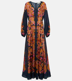 Zimmermann Acadian printed silk maxi dress | LYBSTORE