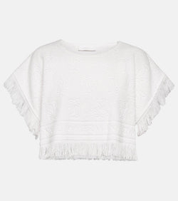 Zimmermann Cotton terry crop top