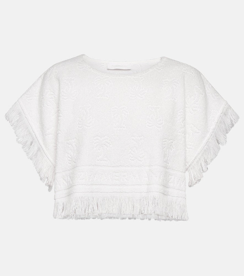 Zimmermann Cotton terry crop top