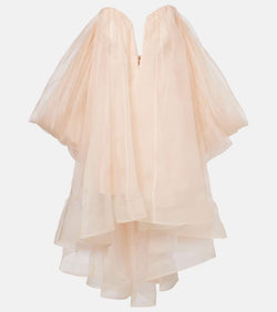 Zimmermann Crush silk organza corset dress