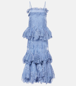 Zimmermann Eden ruffled lace gown