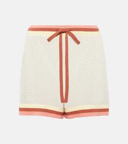 Zimmermann Golden high-rise shorts