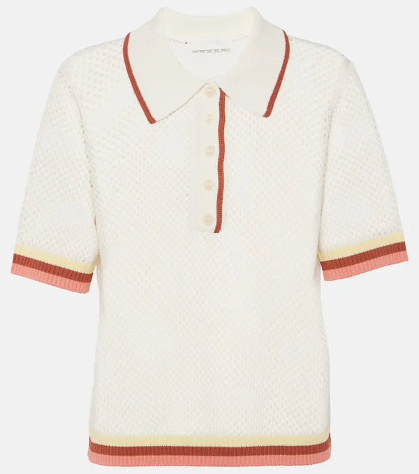 Zimmermann Golden polo shirt | LYBSTORE