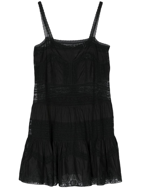 Zimmermann Lace Trim Detail Short Dress