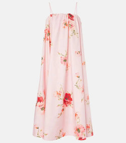 Zimmermann Lightburst Puff floral cotton midi dress