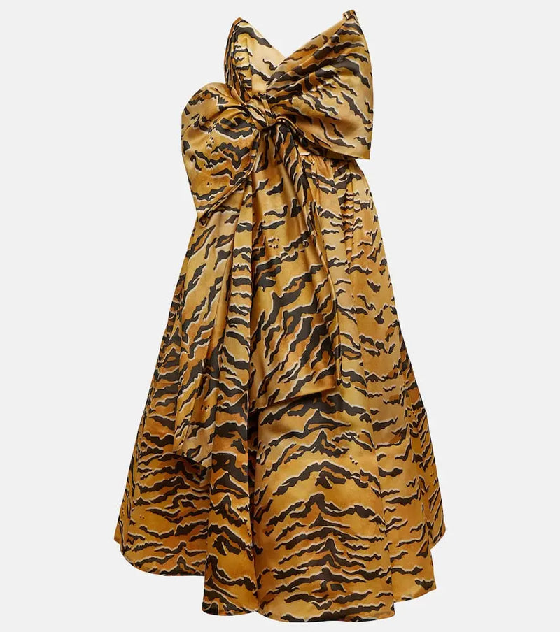 Zimmermann Matchmaker animal-print silk maxi dress | LYBSTORE