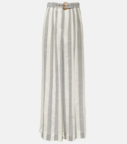 Zimmermann Matchmaker striped wide-leg pants