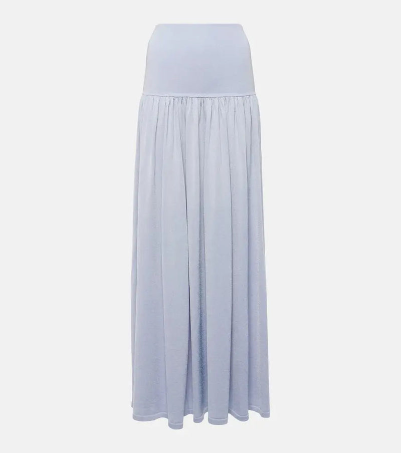 Zimmermann Natura Metallic maxi skirt