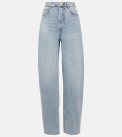 Zimmermann Natura high-rise barrel-leg jeans