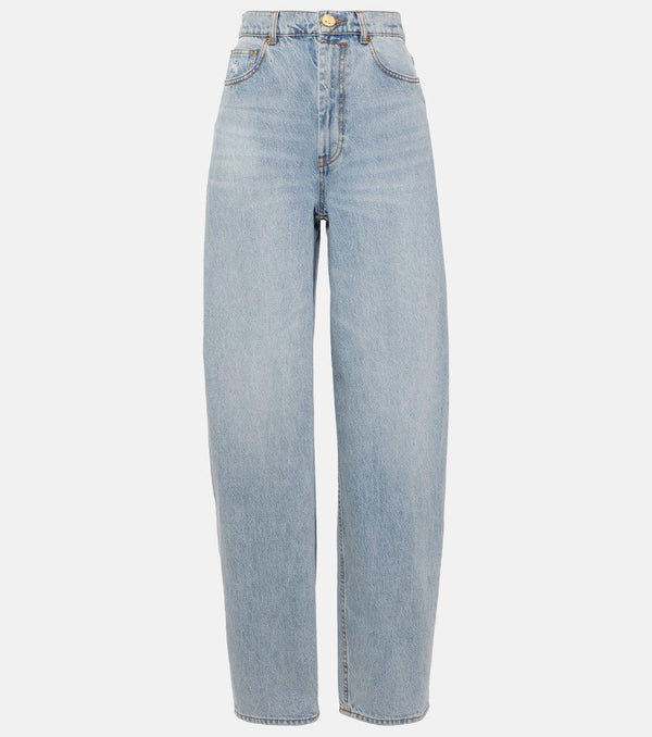 Zimmermann Natura high-rise barrel-leg jeans