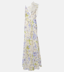 Zimmermann Natura linen and silk organza slip dress